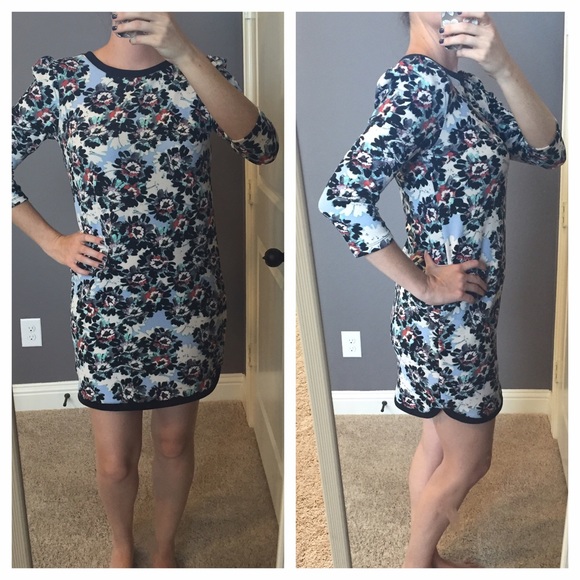 Floral Print Long Sleeve Dress