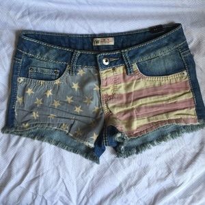 American flag shorts