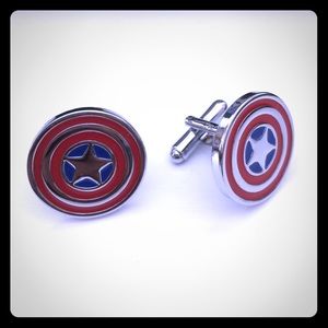 Captain America cuff links