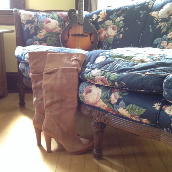 Slouchy Leather Boots