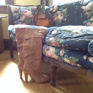 Slouchy Leather Boots