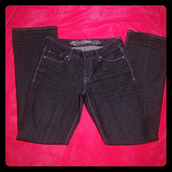 Express Jean- dark, boot cut