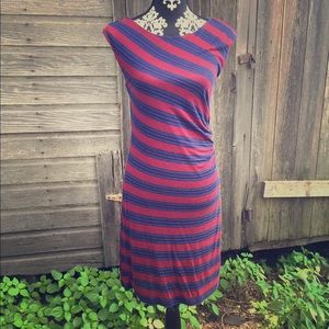 Fitted stripped dress
