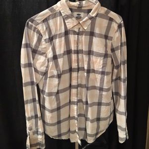 Plaid button up shirt