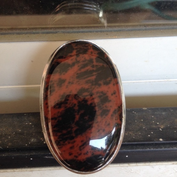 Mahogany Obsidian Ring