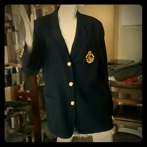Lauren By Ralph Lauren Navy Blazer