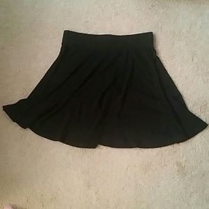 Black cotton skirt