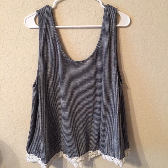 F21 Lace trim tank top