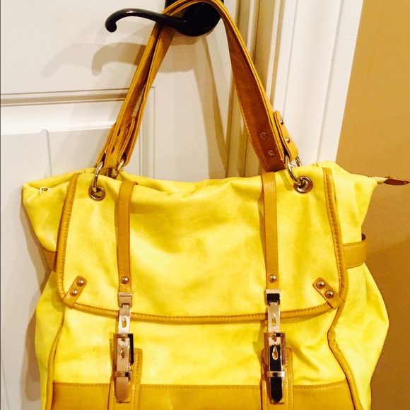 Yellow satchel