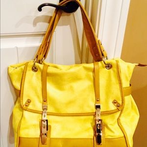 Yellow satchel