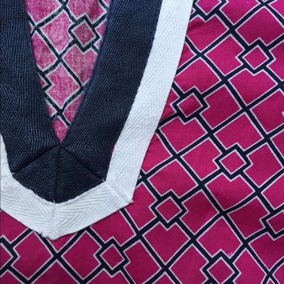 BUNDLED Navy & Fuchsia Brooks Brothers Tunic - Picture 2 of 3