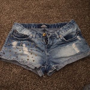 Studded shorts