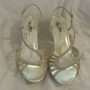 Wild Rose Gold Heels