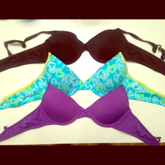 Set of 3 bras 36/34A