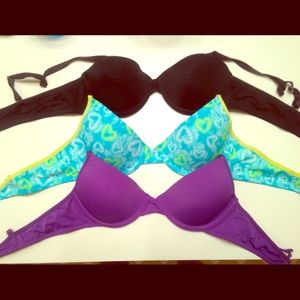 Set of 3 bras 36/34A