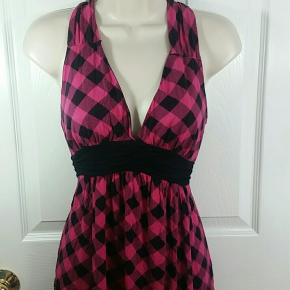 Plaid Top with Cute Back - Picture 1 of 4