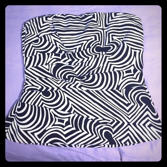 Trina Turk strapless top - Picture 1 of 2