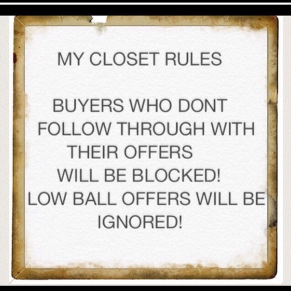 Closet Rules