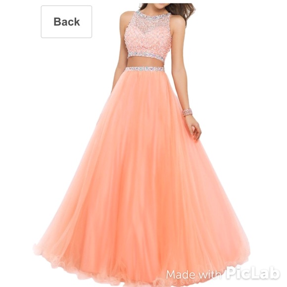 Two-Piece Prom Dress