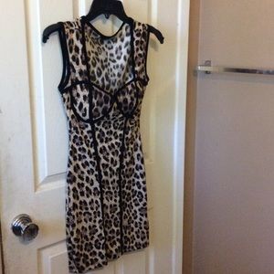 Sexy leopard print dress