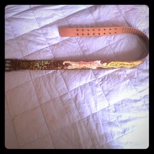 Ed Hardy Leather Belt