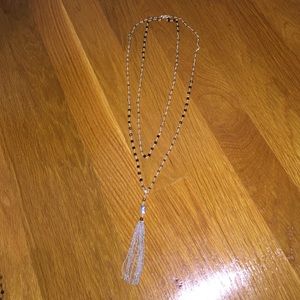 Brown and Silver Necklace