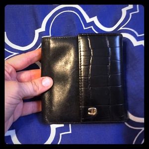 Etienne Aigner black wallet
