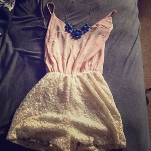 Romper /necklace bundle