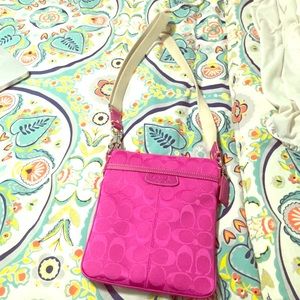 Pink Over the Shoulder Purse