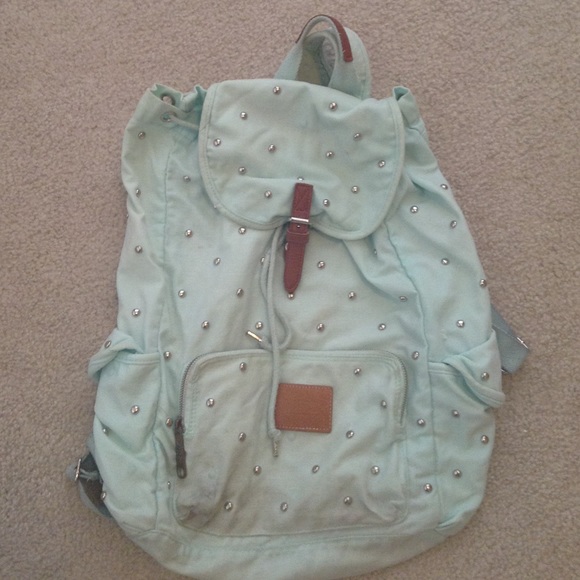 Mint Victoria's Secret Pink Backpack