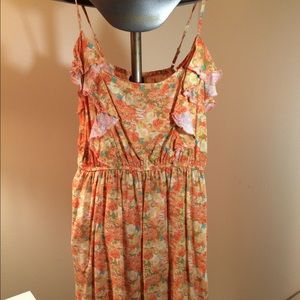 Rue 21 peach floral dress