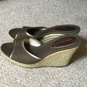 Ann Taylor Wedge Sandals