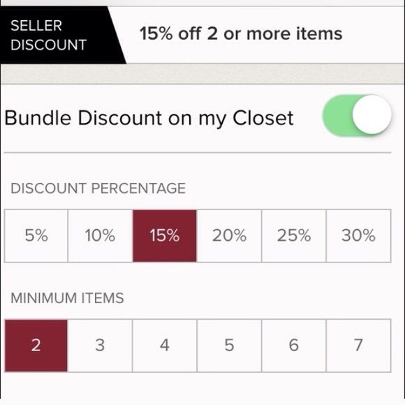 BUNDLE DISCOUNT!! 15% off 2 or more items!!:)