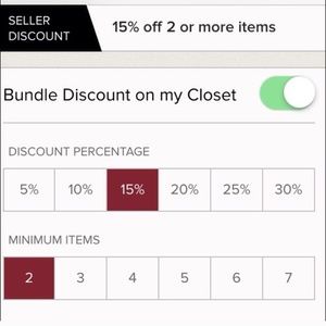 BUNDLE DISCOUNT!! 15% off 2 or more items!!:)
