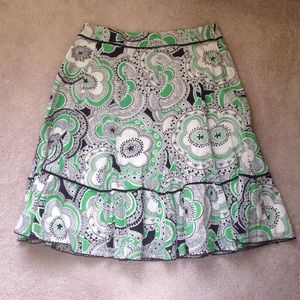 Anthro floral skirt