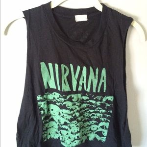 Brandy Melville Nirvana Muscle Tank Top