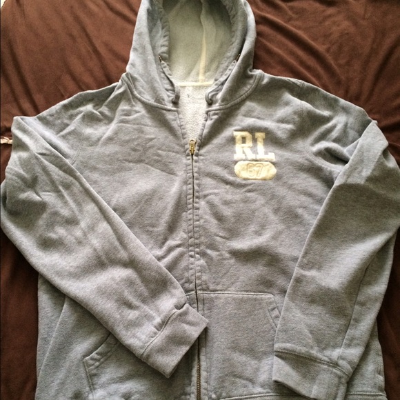 Ralph Lauren Gray Hoodie - Large