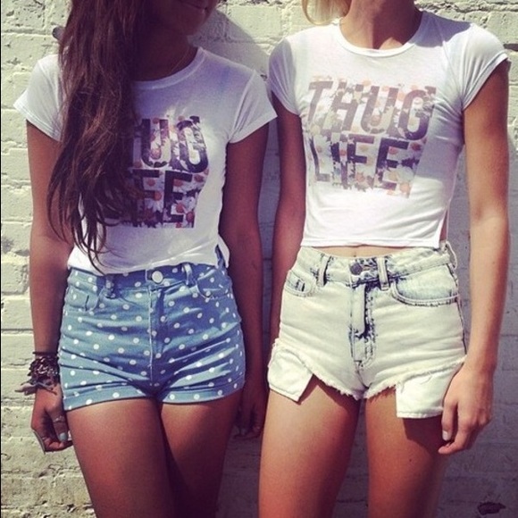 Brandy Melville "Thug Life" Tee