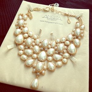 Amrita Singh statement bib necklace