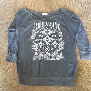 Billabong quarter sleeve shirt