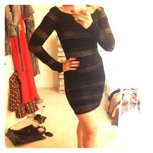 Short black dress. BCBG. XS size