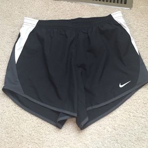 Black Nike athletic shorts