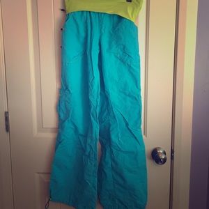 Blue zumba pants