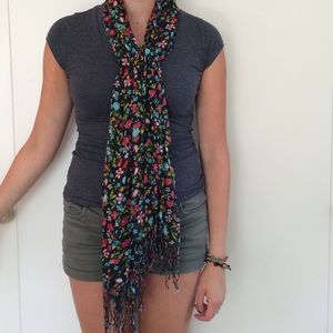 Floral scarf