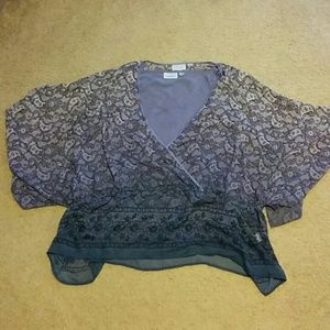 Purple, fading light to dark, top.