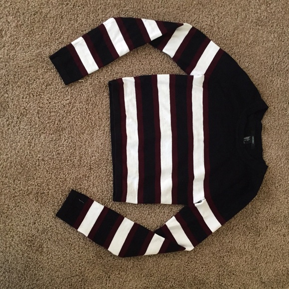 Striped crop top