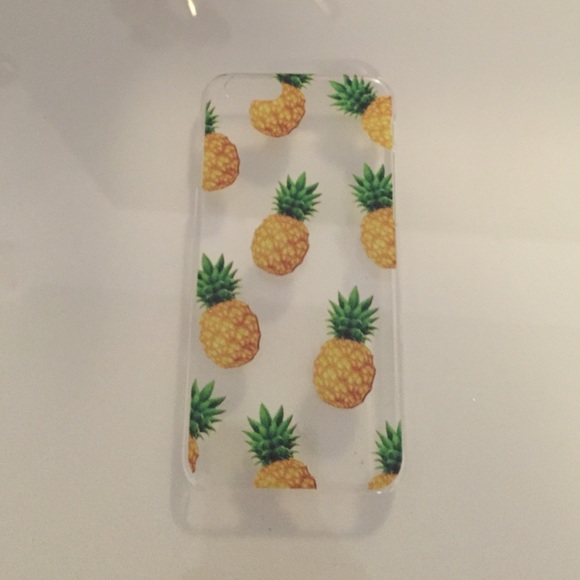 iPhone 6 see through pineapple phone case