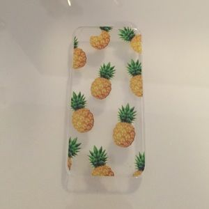 iPhone 6 see through pineapple phone case