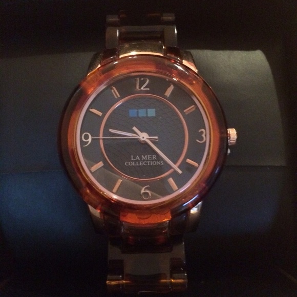 La Mer Collections Tortoise Shell Watch