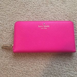 Pink kate spade wallet
